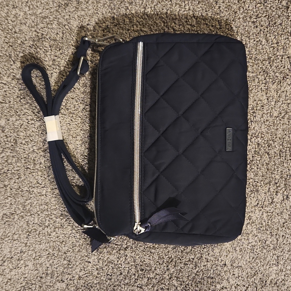 Vera Bradley performance twill crossbody navy